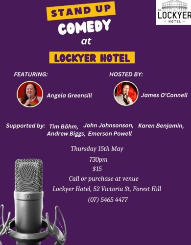 James O'Connell Stand Up Comedy Night at Lockyer Hotel